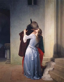 IL BACIO by Francesco Hayez